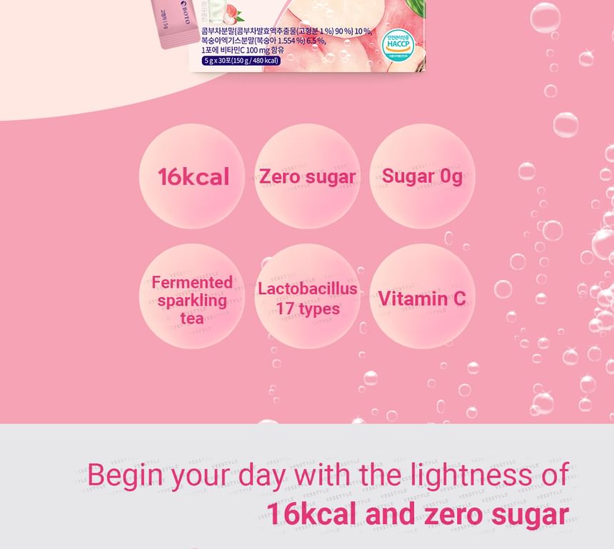 BOTO - Beauty Secret Kombucha Peach Ice Tea