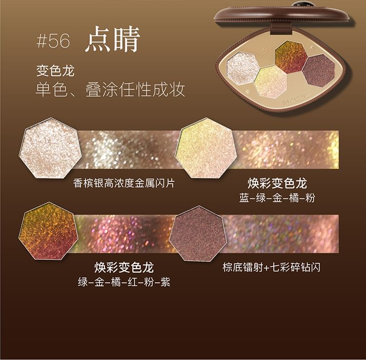 GIRLCULT - Gold Rush Series Vision Eyeshadow Palette