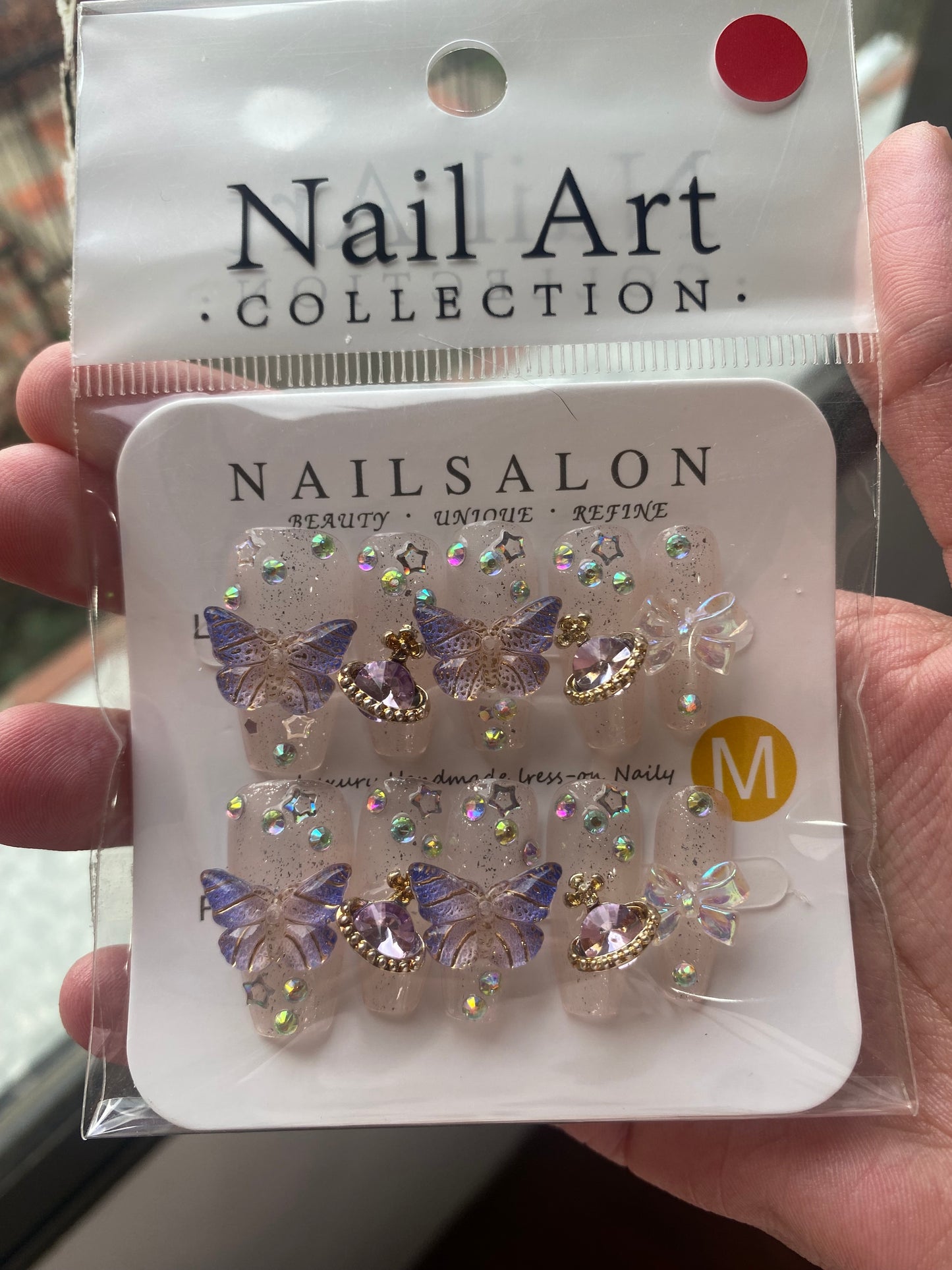 Press On Nails - Coffin - Talla M