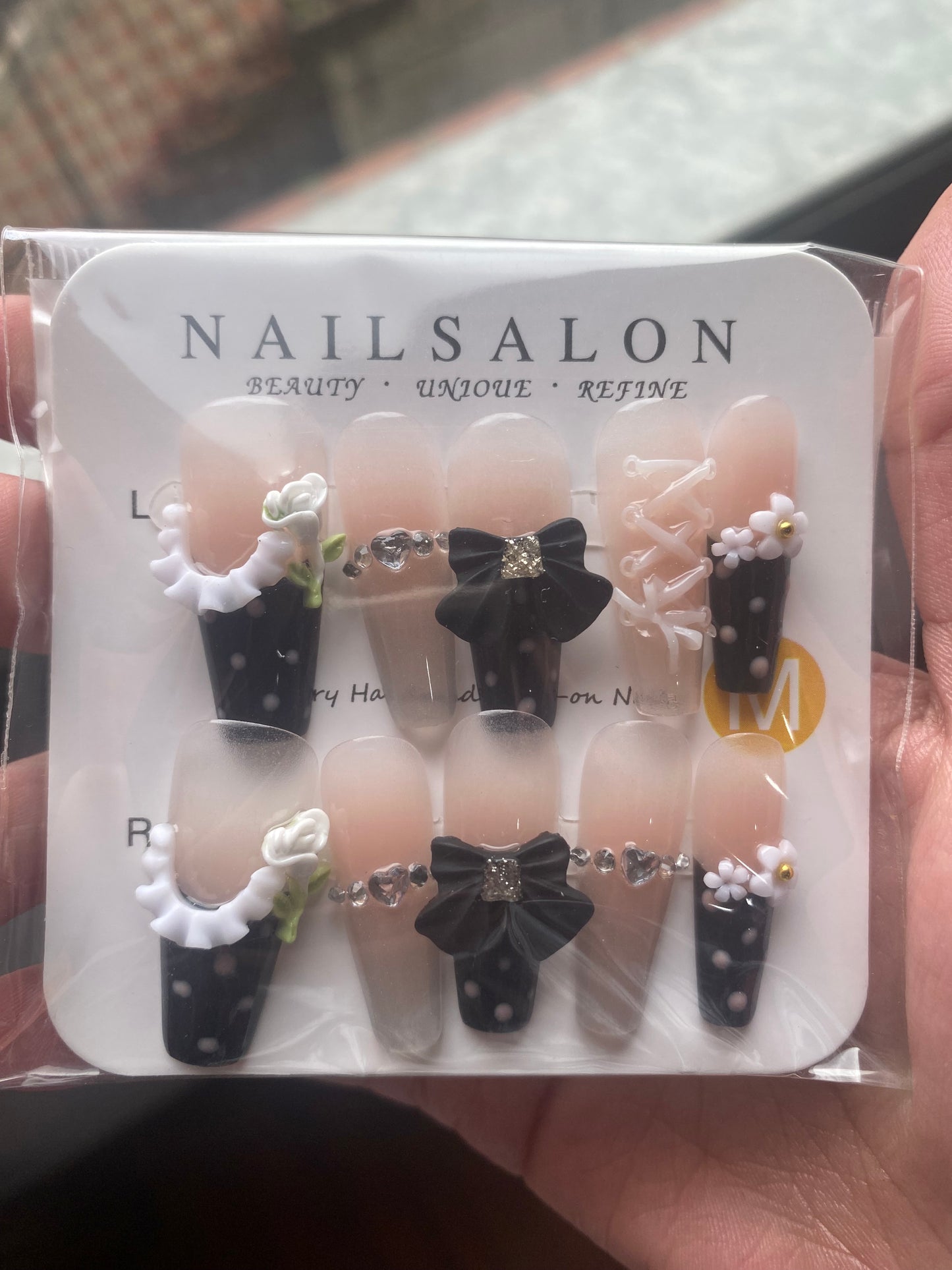 Press On Nails - Coffin - Talla M
