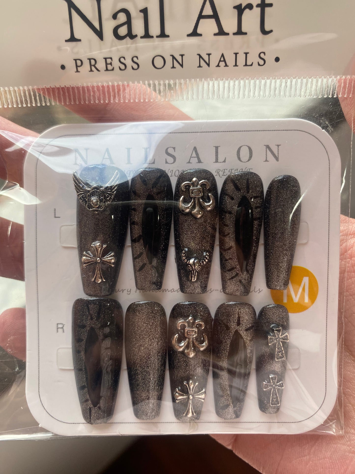 Press On Nails - Coffin - Talla M